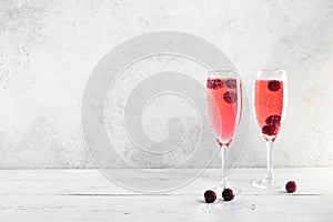 Kir Royal Champagne Cocktail