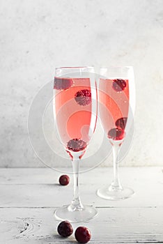 Kir Royal Champagne Cocktail