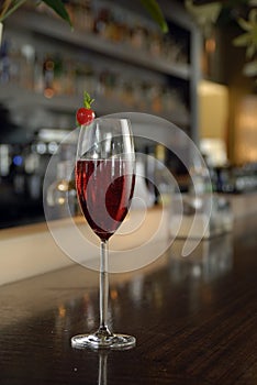 Kir Royal Cocktail