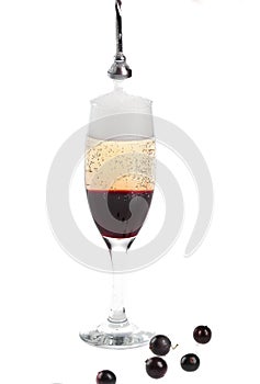 Kir Royal cocktail