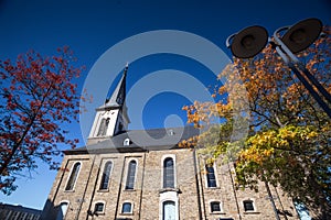 Kirchen city in germany in the autumn