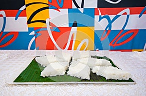 Kiribath, The milk rice is a traditional Sri Lankan food