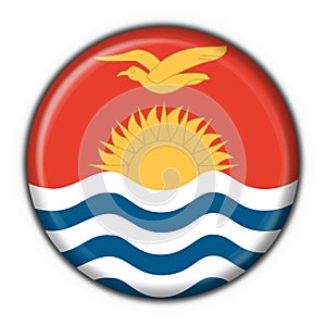 Kiribati button flag round