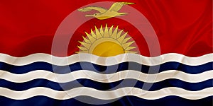 Kiribati Silk flag