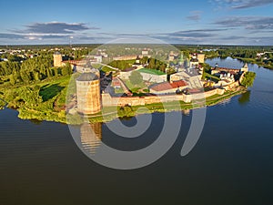 Kirillo-Belozerskiy Monastery Bird-Eye view near Kirillov town, Russia