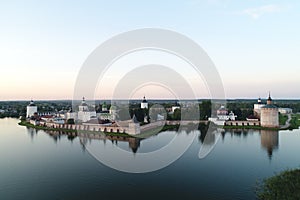 Kirillo-Belozersky monastery on the shore of the lake in Kirillov