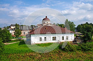 KIRILLOV, RUSSIA - August, 2017: The Cathedral of the Kazan Icon of the Mother of God