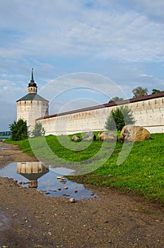 KIRILLOV, RUSSIA - August, 2017: Kirillo-Belozersky monastery near City Kirillov, Vologda region, Russia