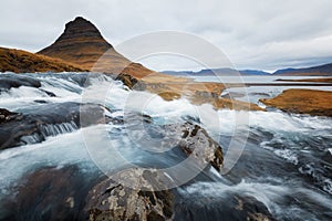 Kirkjufell in Iceland during Autumn