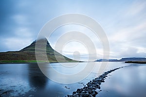 Kirkjufell mountain on Iceland