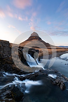 Kirkjufell is one of the most scenic and photographed mountains in Iceland all year around. Beautiful Icelandic