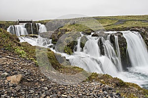 Kirkjufellsfoss cascading - long exposure