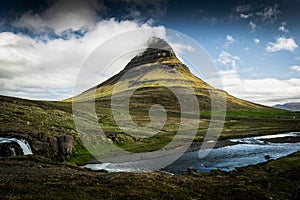 Kirkjufellsfoss volcano