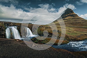Kirkjufellsfoss volcano