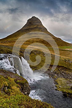 Kirkjufellsfoss waterfall in Iceland