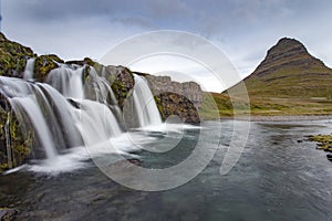 Kirkjufellsfoss waterfall Iceland