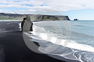 Kirkjufjara beach or Black Sand Beach