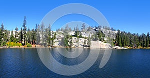 Kirkwood lake in Sierra mountains, California