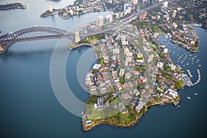 Kirribilli Suburb Peninsula in Sydney Harbour, Australia