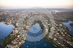 Kirribilli Suburb Peninsula in Sydney Harbour, Australia
