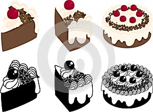 The kirsch torte icons