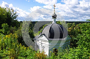 Kirzhach, Russia - September, 2020: Annunciation monastery. The Holy Annunciation diocesan Kirzhach monastery was founded by St.