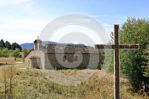 Kisha Shen Ilia Church near Shipskë, Voskopoja, Albania