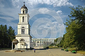 Kishinev, bell tower in center of the ci