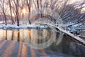 Kishwaukee River Sunset