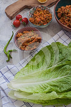 Kisir Taboule-Turkish Bulgur Wheat Salad
