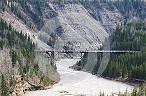 Kiskatinaw River Alaska Highway Mile 21