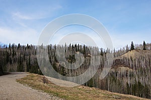 Kiskatinaw River Alaska Highway Mile 21