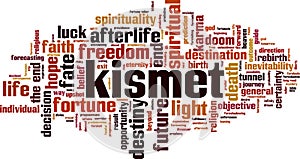 Kismet word cloud
