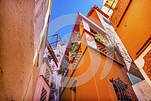 Kiss Alley Colored Houses Guanajuato Mexico