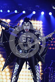 Kiss , Gene Simmons  during the concert