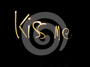 Kiss me photo