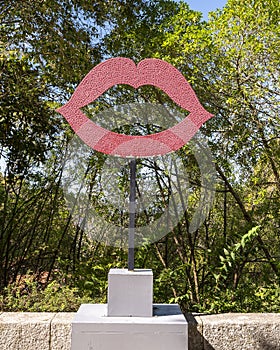 `A Kiss For Your Thoughts by Mariana Gillot on Volta do Duche in Sintra, Portugal.