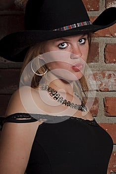 Kisses From a Cowgirl in Black