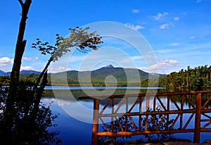 The Kissing Bridge on Lake Chocorua