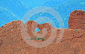 Kissing Camels and Red Rocks at Garden of the Gods Colorado Springs Sandstone