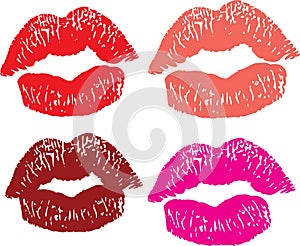 Kissing lips