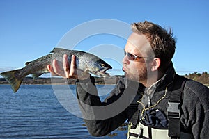 Kissing the trout