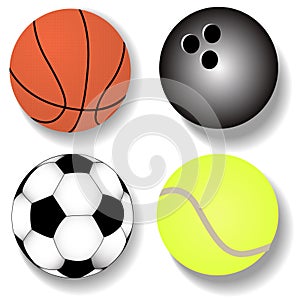 Kit atheletic ball basketball football tennis