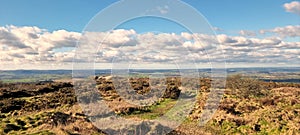 Kit Hill, at 334 metres high, dominates the area between Callington and the River Tamar in southeast Cornwall, England, UK.