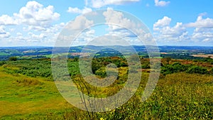 Kit hill Cornwall looking towards dartmoor