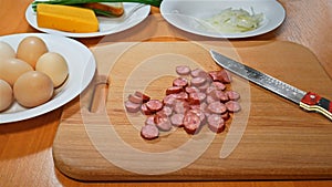 Kit for quick cooking on the kitchen table