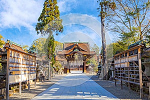 Kitano Tenmangu Shrine is one of the most important of several hundred shrines across Japan