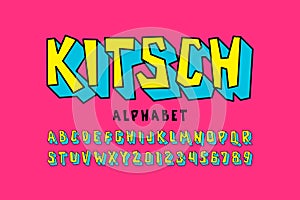 Kitch style font