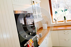 Kitchen appliances in a contemporary interior