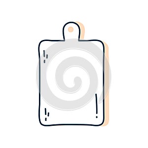 Kitchen board flat style icon vector design